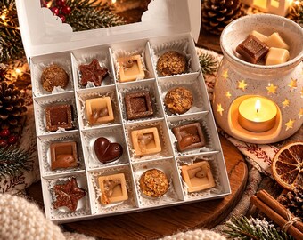 Schokoladen Duftwachs – Wax Melts | Weihnachtliche Geschenkidee | Schokoladenduft | Lang anhaltender Duft für Duftlampe