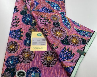 Grand Super wax Hollandais African fabric 6 yards