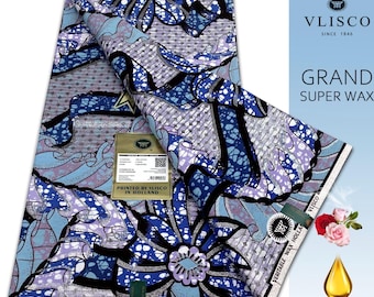 Grand Super wax Hollandais African fabric 6 yards