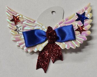 Handmade Hair Bows: Colorful Clips & Ponytail Holders