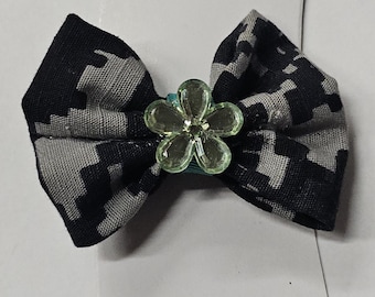 Handmade Hair Bows: Small & Medium Clips and Ponytail Holders
