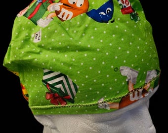 M&M kerstscrubmuts voor dames en heren