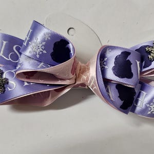 Frozen Inspired Hair Bows | Anna & Elsa Ponytail Holders or Clips | Handmade Disney Accessories