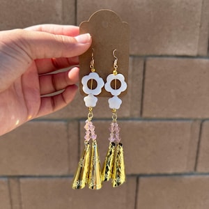 Gold Jingle Cone Earrings