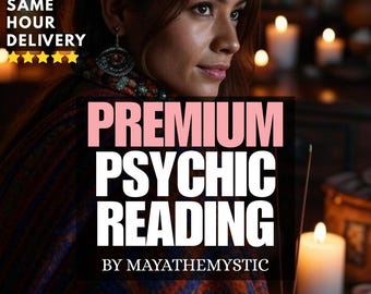Premium Medium Psychic Reading | Clairvoyant Reading With Spirit Contact | Same Hour Psychic Reading | Spirit Guide Messages & Clarity