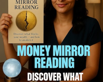 Leitura psíquica do Money Mirror: desbloqueie bloqueios de riqueza (entregue em 24 horas)