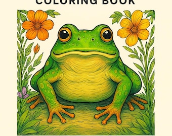 Enchanted Garden Coloring Book: 55 Fantasy Nature Scenes (Printable PDF)