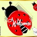 Ladybug Door Hanger Template Instant Download SVG PNG PDF - Etsy