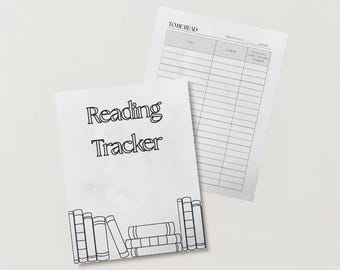 Digital Reading Journal Printable, 25 Page Book Tracker PDF, Bookish Goals TBR Slayer Review Log, Midnight Reader Literary Almanac