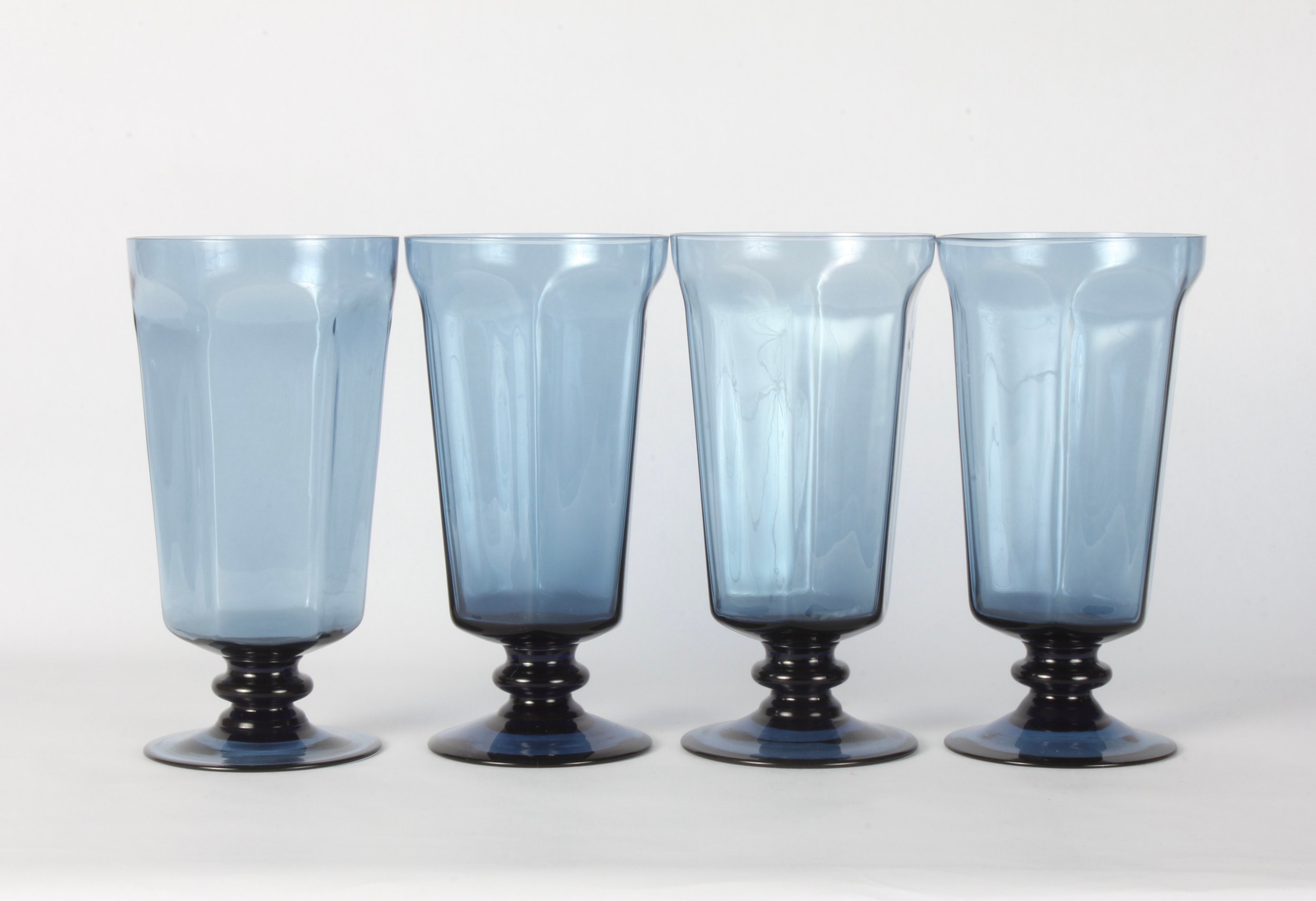 Lenox Glassware Lenox Vintage Lenox Blue Glassware Etsy