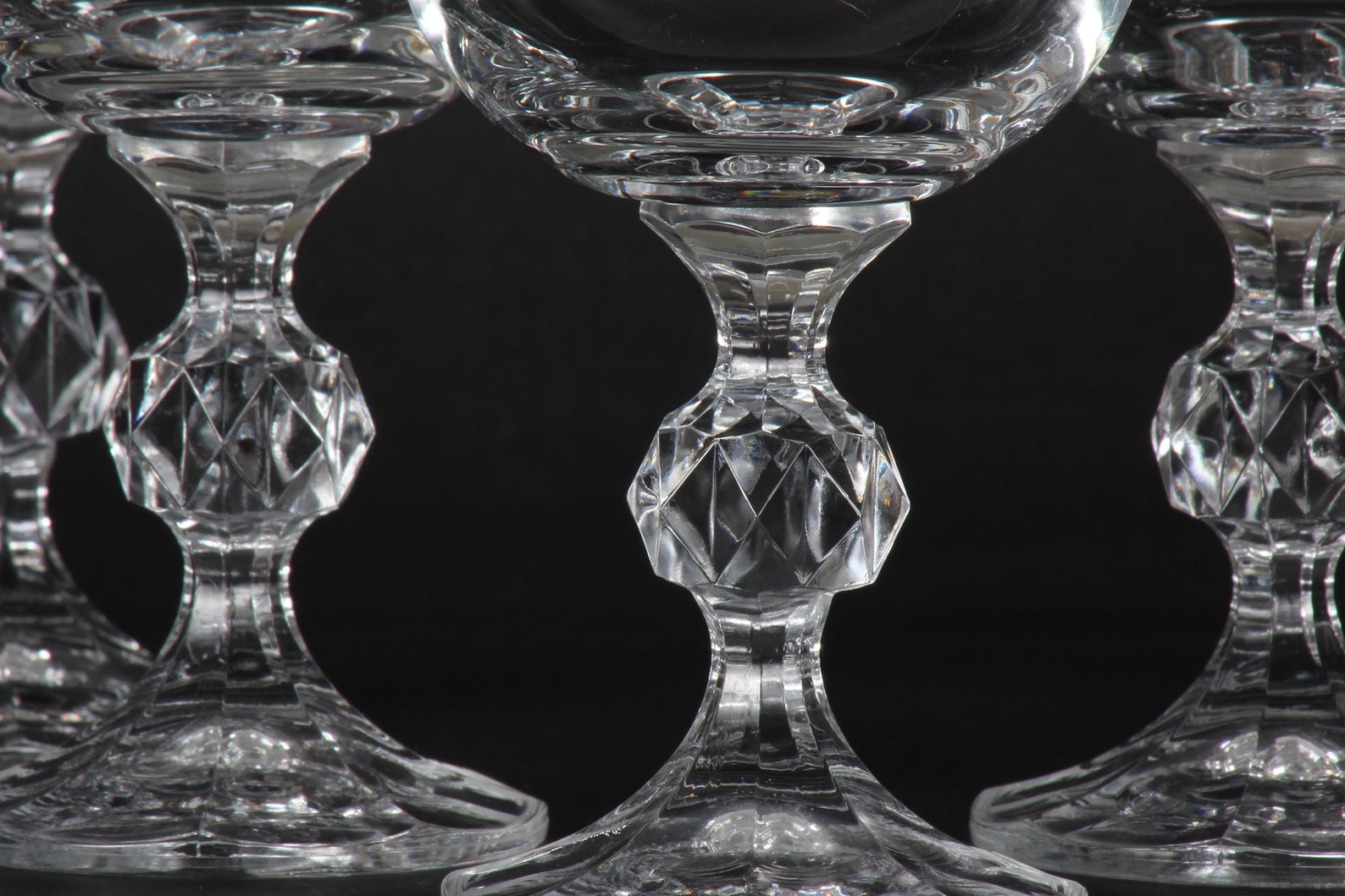 Vintage Glassware Wine Glassware Cristal Glassware Stemmed Etsy