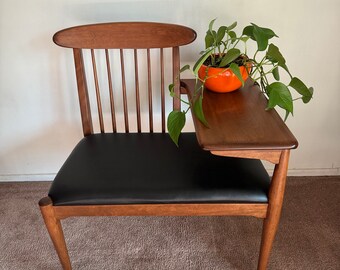 Vintage Mid Century Gossip Table 1950s