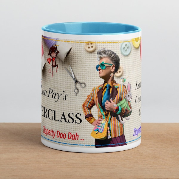 Masterclass Mug - Celebrate your latest masterpiece with your very own member's mug - Designed and illustrated by Lisa Pay