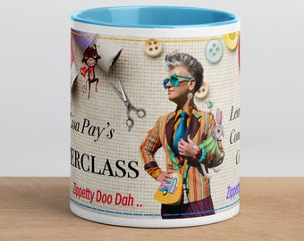 Masterclass Mug - Celebrate your latest masterpiece with your very own member's mug - Designed and illustrated by Lisa Pay