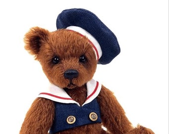 PDF Teddy Bear Pattern First Mate 13 inches in