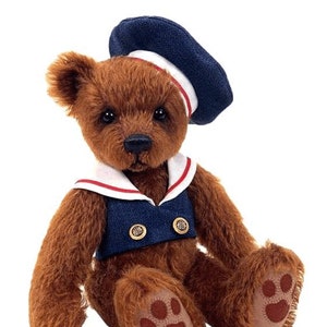 PDF Teddy Bear Pattern First Mate 13 inches in image 1