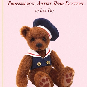 PDF Teddy Bear Pattern First Mate 13 inches in image 2