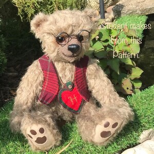 PDF Teddy Bear Pattern First Mate 13 inches in image 6