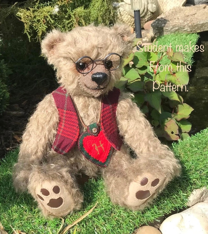 PDF Teddy Bear Pattern First Mate 13 inches in image 6