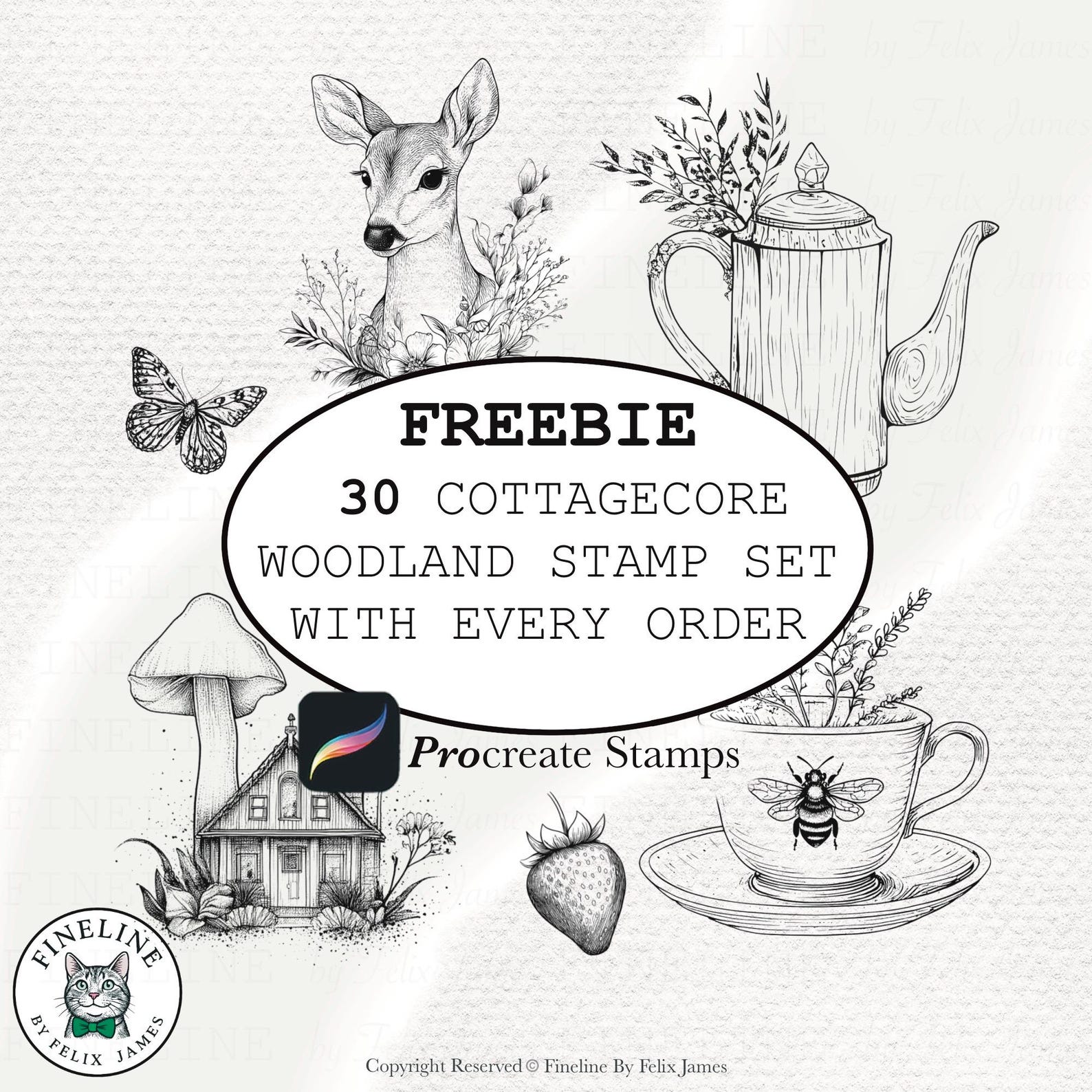 Birth Flower Bouquet Procreate Stamps | Floral Tattoo Designs (digital ...