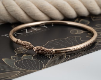 Vintage Brass Snake Cuff