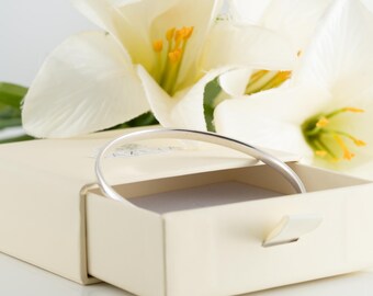 Vintage Sterling Silver Bangle Bracelet