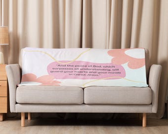 Peace That Surpasses Understanding – Philippians 4:7 Blanket