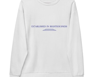 Isaiah 54:14 Christian Sweatshirt
