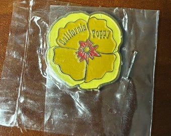 Geocaching California Poppy Micro 2006 Geocoin Unactivated  - Vintage