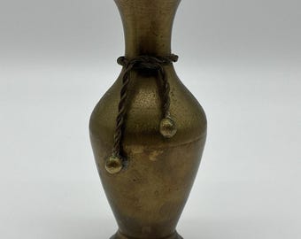Vintage Messing Vase India Hand Made BRASS