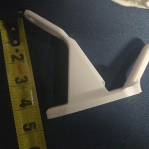 3d printed european mount, white petg, head not included