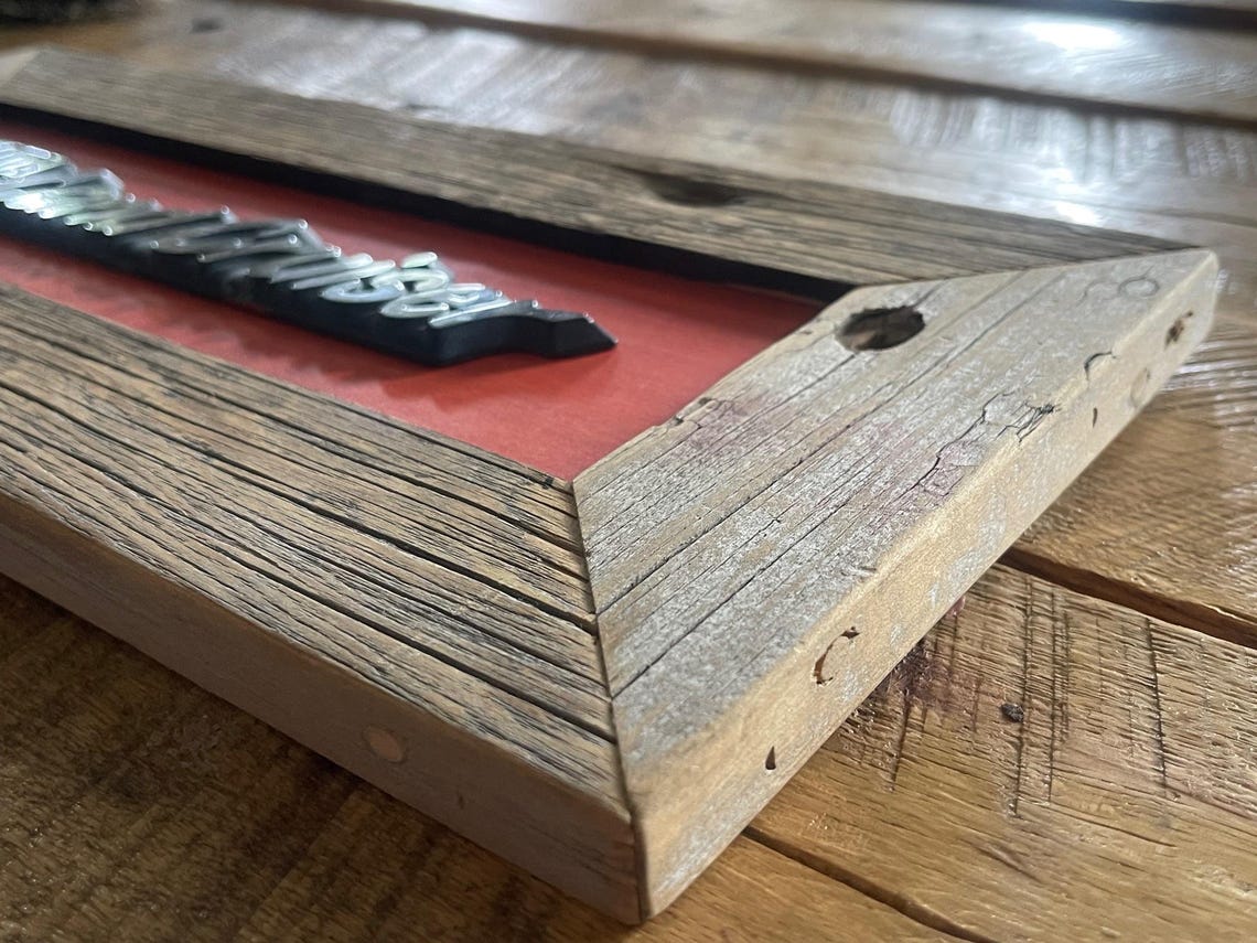 Authentic Land Cruiser Lettering With a Handcrafted Frame - Etsy