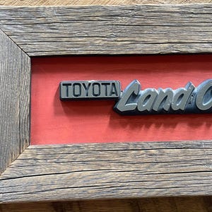 Authentic Land Cruiser Lettering With a Handcrafted Frame - Etsy