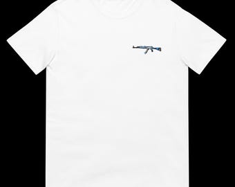 Camiseta bordada AK-47 l Diseño CS Múltiples colores