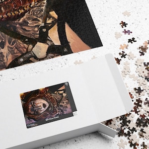Puzzle, Fire Goddess Jigsaw Puzzle, Mythical Art, Fantasy Lover Gift, Relaxation Puzzle, Mindfulness Activity, Gift for Her