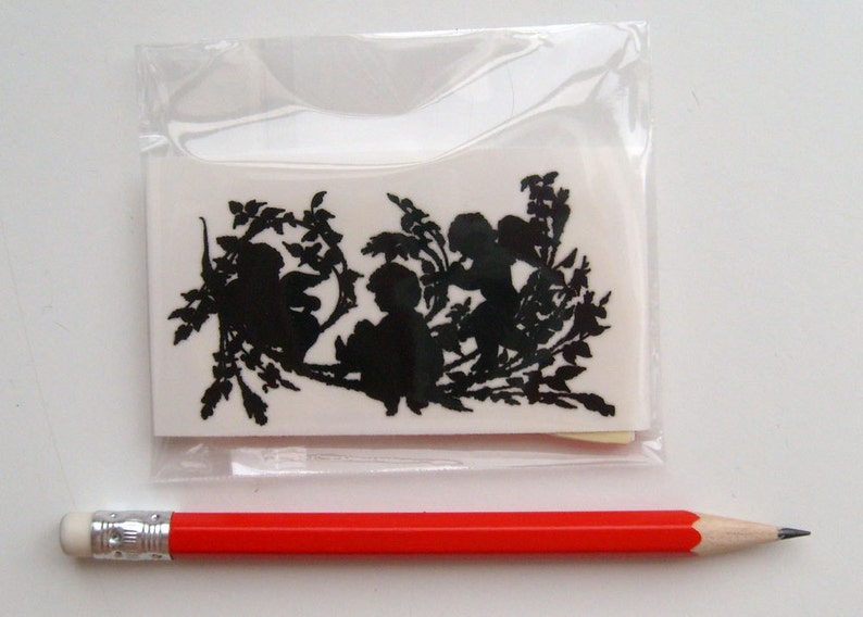 Cupid/'s Playing In Tree FLONZ Clear stamp clingy acrylic
