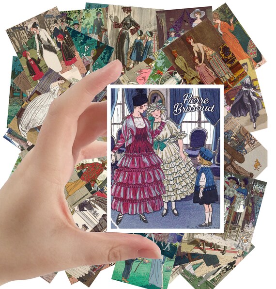 24 cards Brissaud Vintage La Vie Parisien Magazine vol 2 CC1115 Postcards Pack 