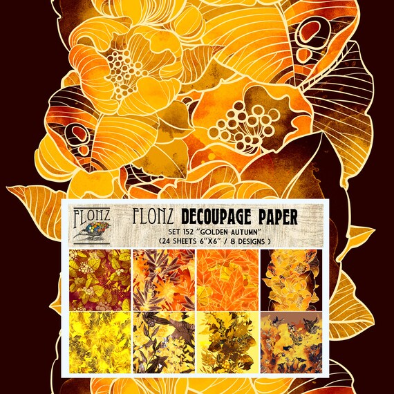 Scrapbooking Craft Paper Pack 24pcs 6x6 FLONZ Etsy