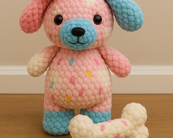 Süße Hundewelpe Häkelanleitung | Amigurumi Hund Plüschi | PDF Digitaler Download