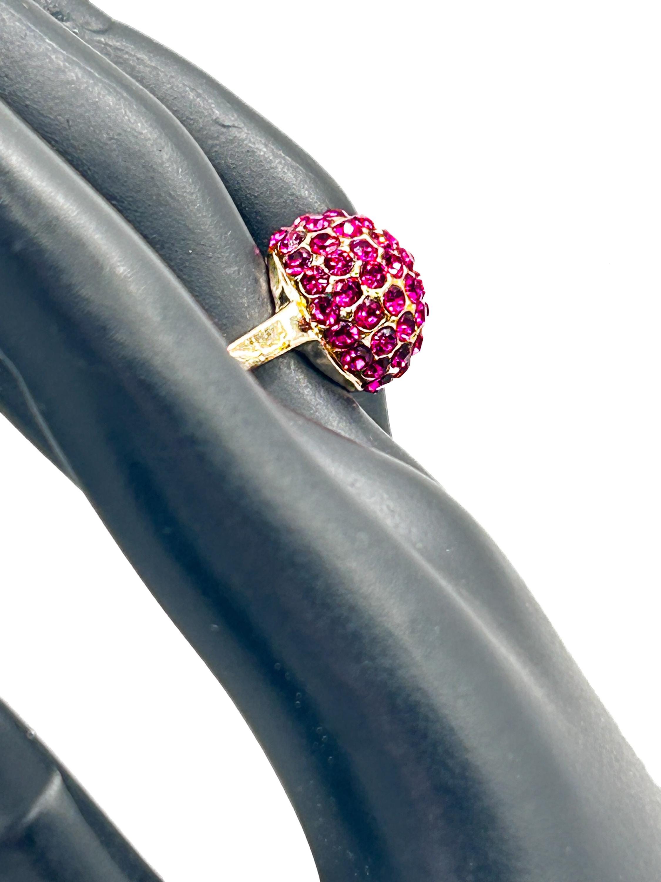 Pave Dome Ring - Etsy