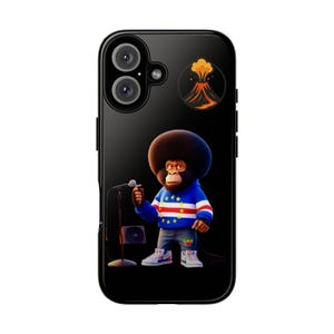 Retro Music Lover Phone Case: 3D Wrap, Impact Resistant