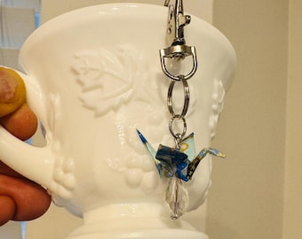 Origami Crane Keychain