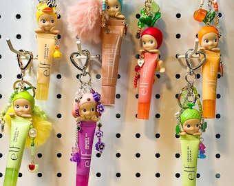 Handmade Collectible Figure Lip Gloss Charms - Authentic Sonny Angels