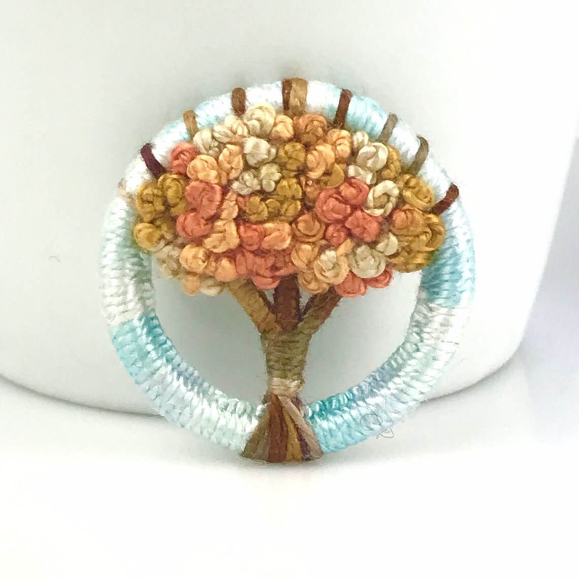 Dorset Button Autumn Fall Tree Gini Winner Kirstie Handmade Christmas