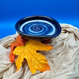 Mini Handmade Ceramic Spoon Rest … Tea Spoon Holder … Ring Dish