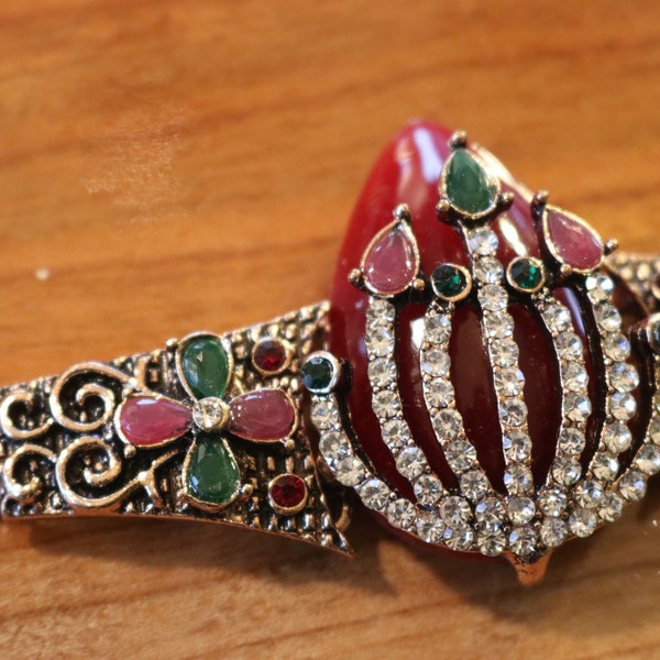 Vintage Inspired bracelet art deco flapper ethnic 1920s 1930s bracelet crystal bracelets bangles jewelry