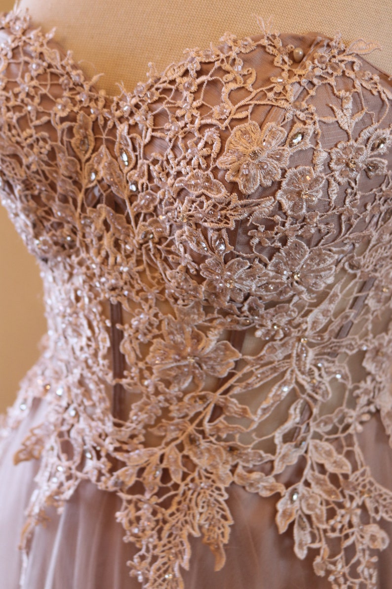 SALE PRICE Wedding Dress Alternative Wedding Bustier Appliqued | Etsy