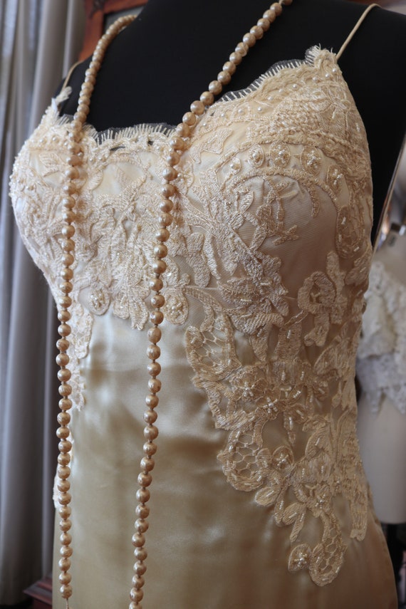 1930s wedding gown