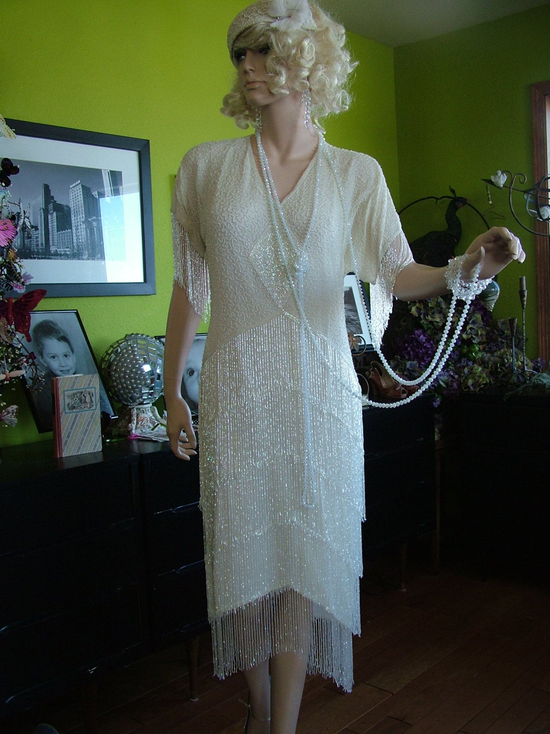 Década de 1920 con flecos aleta boda vestido gran Gatsby - Etsy México Década de 1920 con flecos aleta boda vestido gran Gatsby - Etsy México