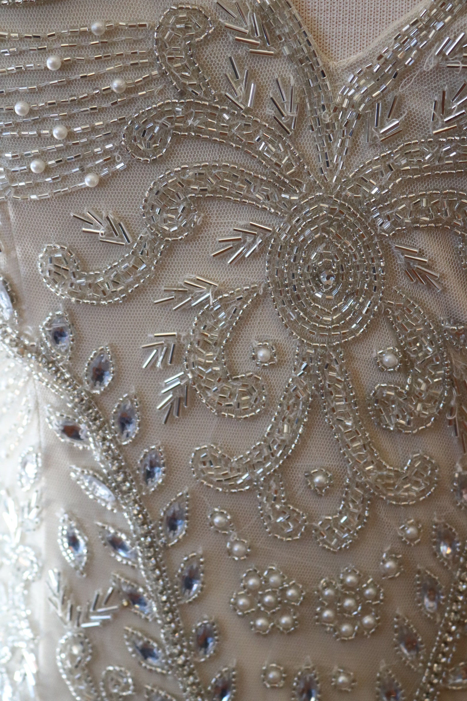 FLAPPER 1920s Wedding Dress LAVISH Beaded 1920s 1930s Art Deco | Etsy